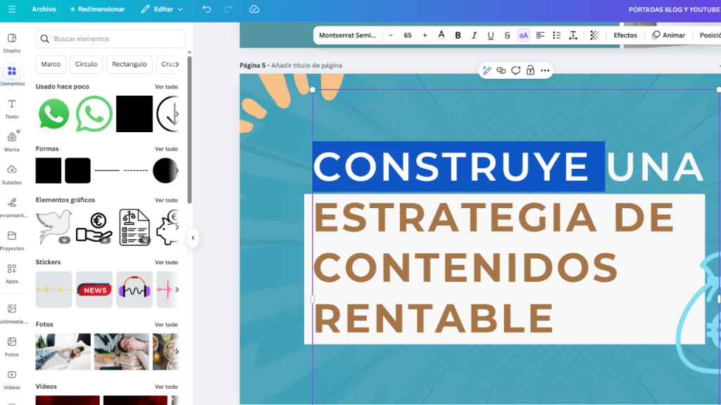 Canva para redes sociales